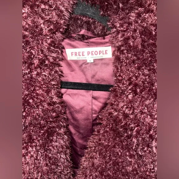 Free People Sophie Faux Fur Peacoat